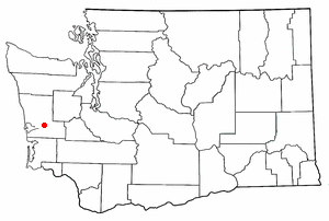 Location of Montesano, Washington