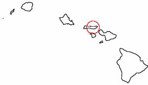 Image:Map of Hawaii highlighting Kalawao County.png