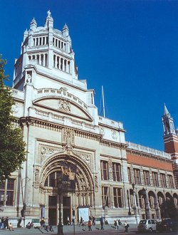 The Cromwell Road entrance to the Victoria and Albert Museum