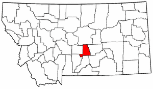 Image:Map of Montana highlighting Golden Valley County.png