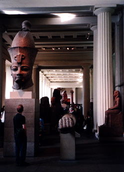The Egyptian sculpture galleries