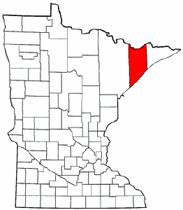 Image:Map of Minnesota highlighting Lake County.png