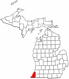 Image:Map of Michigan highlighting Berrien County.png