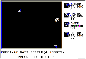 RobotWar screenshot