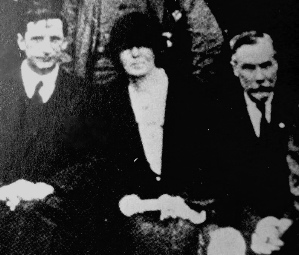 The foundation of Fianna Fil in 1926De Valera, the new leader of the new party, is on the left. On the right is , whom he would appoint as  in 1932.