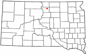 Location of Java, South Dakota