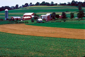 A farm in Frederick County, Maryland