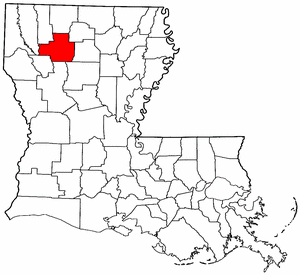 Image:Map of Louisiana highlighting Bienville Parish.png