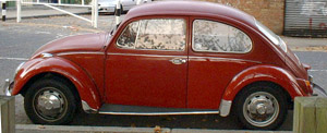 A VW Beetle 1200 before 1967