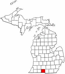 Image:Map of Michigan highlighting Branch County.png