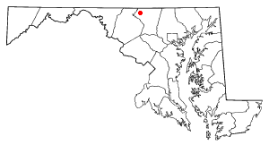Location of Taneytown, Maryland