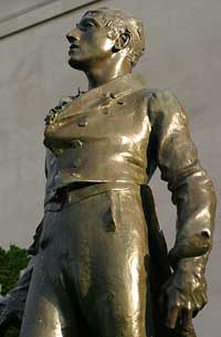 Statue of Robert Emmet; photo courtesy Paul Huang. Emmet led a street insurrection in Dublin in 1803
