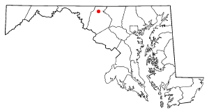 Location of Thurmont, Maryland