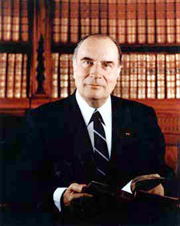 French President Franois Mitterrand, an example of a head of state in a semi-presidential system