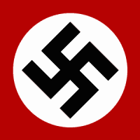 The Nazi Party used a right-facing  as their symbol and the red and black colors were said to represent Blut und Boden (blood and soil). Black, white, and red were in fact the colors of the old  flag (invented by , based on the  colors black and white, blended with the red and white of the medieval ). In , with the foundation of the German Reich, the flag of the North German Confederation became the German Reichsflagge (Reich's flag). Black, white, and red subsequently became the colors of the nationalists (e.g. during  and the .