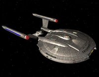 The starship Enterprise (NX-01).