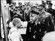  Chief  inspects the Dachau concentration camp ()