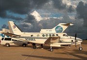 An aircraft property of San Juan Aviation, registration N288RA, parked next to Pan Am Boeing 727 registration N364PA, at the Rafael Hernandez Airport in Aguadilla, Puerto Rico. Photo courtesy of Jose Mendez and the BQN Ramp Spotters.
