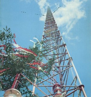 The Warsaw radio mast in Konstantynw