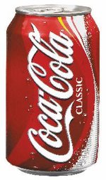 The wave shape (known as the "dynamic ribbon device") present on all Coca-Cola cans throughout the world derives from the contour of the original Coca-Cola bottles.