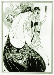 "The Peacock Skirt", illustration by  for Wilde's play 