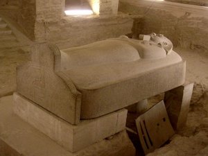 Stone sarcophagus of 