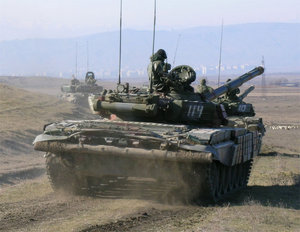 A T-72 tank