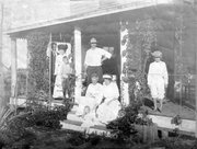 Winblad and Lattin family near Santa Barbara, Isle of Pines, Cuba circa 1914