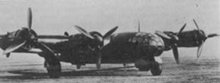 Front view of a Messerschmitt Me 264