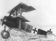 The  (Dreidecker = "three-wing") was the mount of  and so became one of the best-known fighter planes of World War I