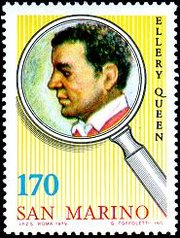 Ellery Queen stamp issued by .