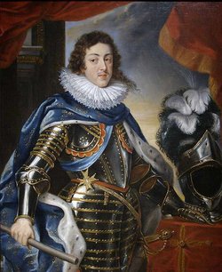 The young King Louis XIII was only a figurehead during his early reign; power actually rested with his mother, Marie de Mdicis.