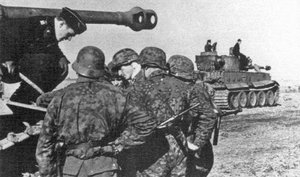 Waffen-SS Panzergrenadiers of the 3rd SS-Panzer-Division "Totenkopf" at the start of the 