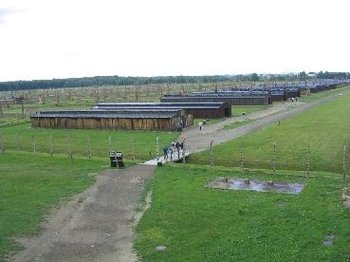 Birkenau concentration camp in 2001