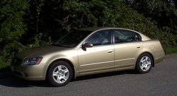Nissan substantially redesigned the Altima for 2002.  Pictured is a 2002 Altima 2.5S.