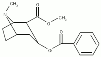 Cocaine's chemical structure