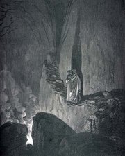 Dante climbs the flinty steps in Canto 26