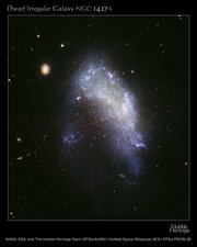 Galaxies are also being destroyed or merged together as well in 