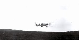 Alcock and Brown takeoff from St. John's, Newfoundland in 1919