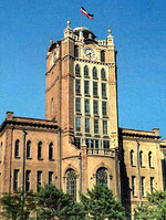 Tabriz City Hall, built in 1895, by Arfa'ol molk, with the aid of German engineers.