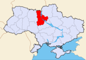 Location of Kiev Oblast