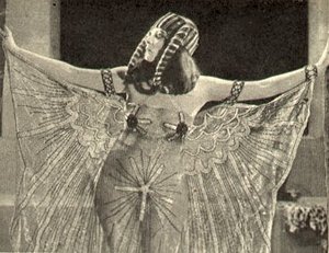 Theda Bara portrayed , in a costume of dubious historical accuracy.