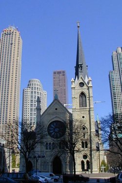 Holy Name Cathedral is the motherchurch of the Roman Catholic Archdiocese of Chicago.
