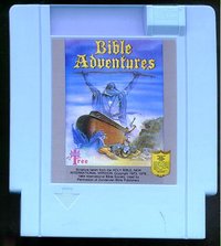 Unlicensed games, such as Wisdom Tree's Bible Adventures, were often released in cartridges which looked very different from typical NES game packs