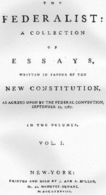 Title page of an early Federalist compilation.