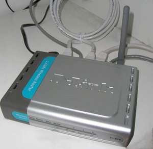 A D-Link 802.11b Wireless router for  use.