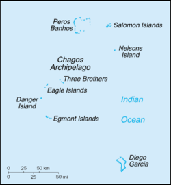 Location of British Indian Ocean Territory 