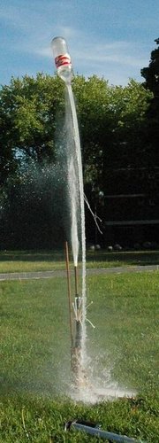 Water Rocket Launch (click on image for larger version and description)