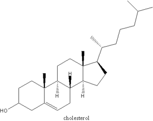 Cholesterol chemical structure