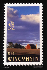 Wisconsin became a state in 1848
